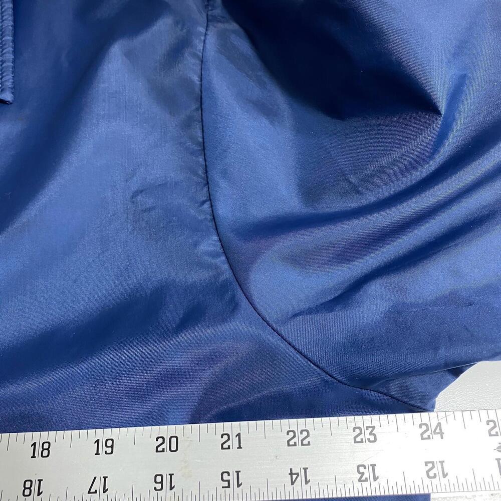 VTG JC Penny Windbreaker Jacket Men’s Size M Blue Nylon Snap Pockets - Picture 8 of 9